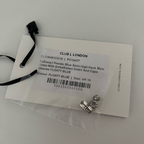 Club L London Light Blue Maxi Dress - Picture 7 of 7